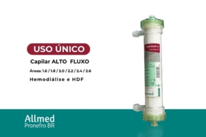 dispositivos médicos Allmed - Capilar ALTO FLUXO uso unico