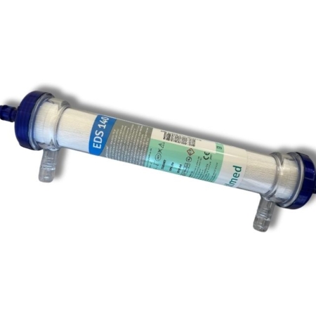 Filtro online Allmed - EDS 140 para retenção de bactérias e endotoxinas