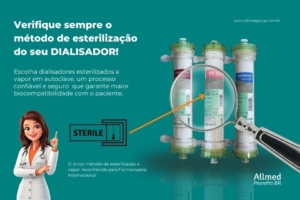 dialisador esterilizado a vapor Allmed Pronefro Brasil