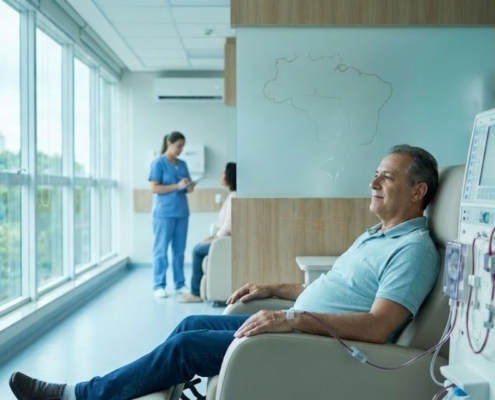 Diálise por região no Brasil e desigualdade assistenciais