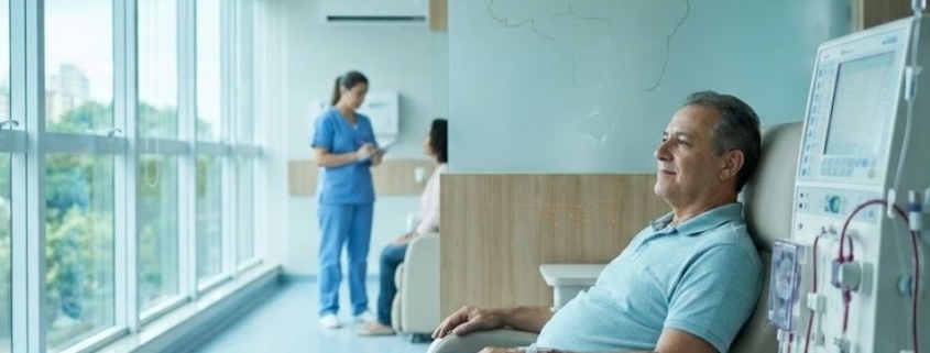 Diálise por região no Brasil e desigualdade assistenciais