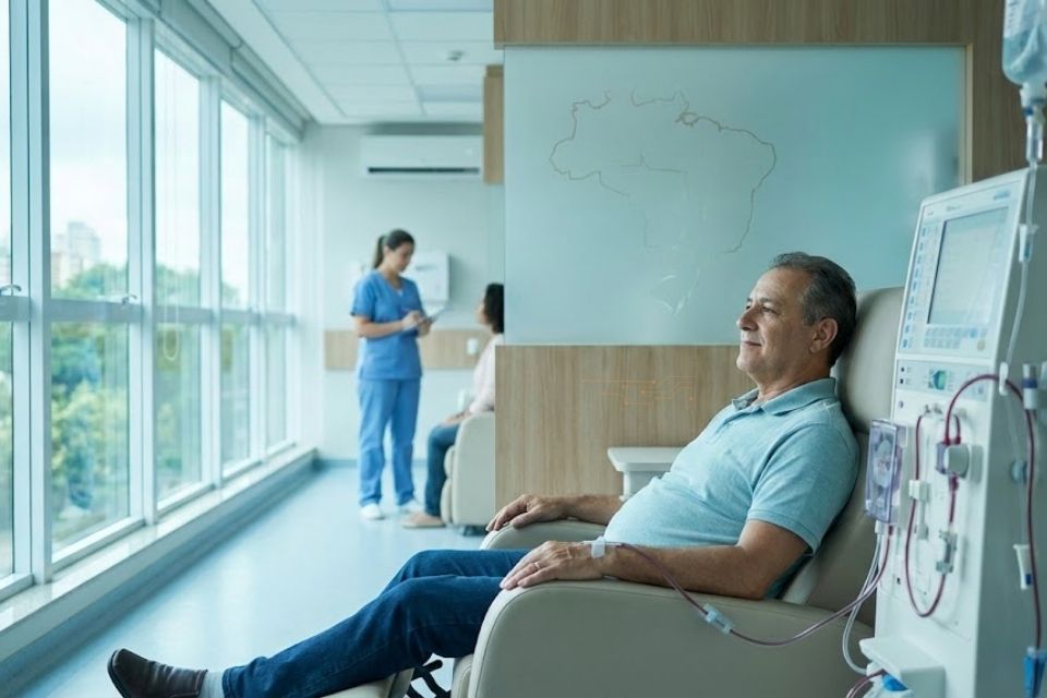 Diálise por região no Brasil e desigualdade assistenciais