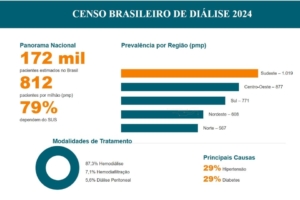 Infografico dados gerais do censo da dialise 2024