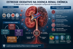 Estresse oxidativo na doença renal crônica hipóxia renal, inflamação sistêmica e avanços terapêuticos na nefrologia