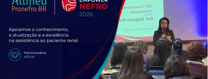 Allmed Pronefro Brasil fortalece compromisso com a nefrologia durante o Empower Nefro 2026