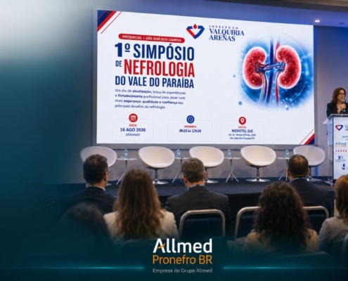 Allmed reforça compromisso no 1º Simpósio de Nefrologia do Vale do Paraíba
