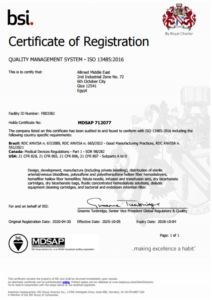 Certificação Allmed Group MDSAP 712077